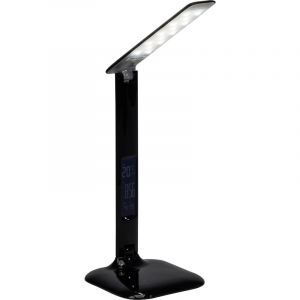 Flexo negro moderno, Naila, 5W, ajustable entre luz blanco cálido y frío LED, con regulador táctil