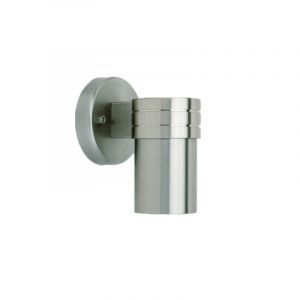 Lámpara exterior cromada moderna, Jaycie, 3W, 3000K LED, IP44