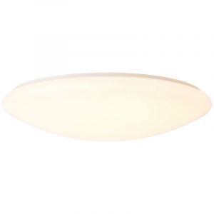 Lámpara de techo blanca diseño, Djalissa, 60W, ajustable entre luz blanco cálido y frío LED, con mando a distancia