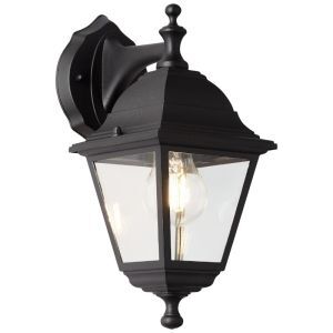 Lámpara exterior negra antigua, Kalle, IP44