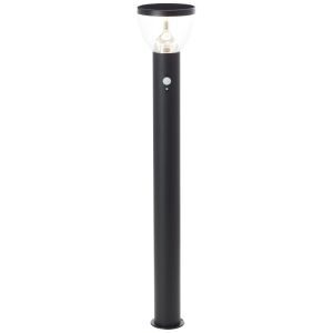 Lámpara de pie solar exterior negra moderna, Saar, 3W, 3000K LED, IP44
