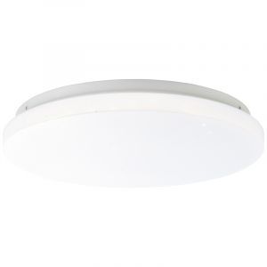 Plafón de techo blanco de plástico, Julie, 18W, 4000K LED