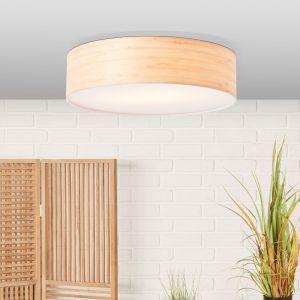 Plafón de techo de madera beige, Enna
