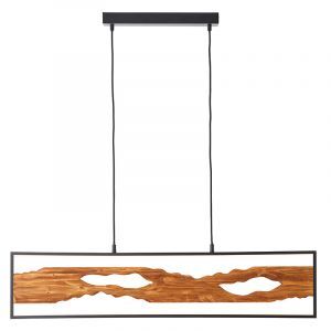 Lámpara colgante marrón rústica, Raynor, 20W, 3000K LED