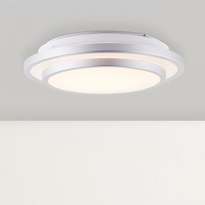 Plafón de techo cromado moderno, Richie, 12W, 3000K LED