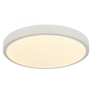 Plafón de techo marrón moderno, Asude, 60W, color de luz ajustable LED, con mando a distancia
