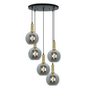 Lámpara colgante gris diseño, Giada