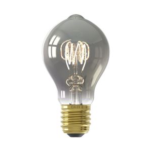 Calex bombilla LED E27 regulable gris, A60, 4W, 1800K