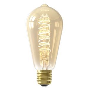 Calex bombilla LED Edison E27 regulable ámbar, 3,8W, 2100K