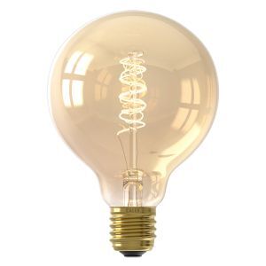 Calex bombilla LED filamento E27 regulable ámbar, 3,8W, 2100K