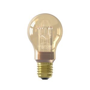 Calex bombilla LED filamento E27 regulable ámbar, 3,5W, 1800K