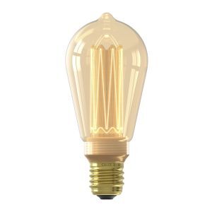 Calex bombilla LED Edison E27 regulable ámbar, 3,5W, 1800K