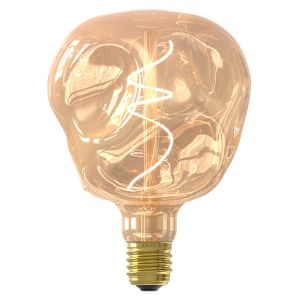 Calex bombilla LED filamento E27 regulable ámbar, 4W, 1800K