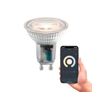 Calex bombilla inteligente LED GU10, 4,9W, 2200-4000K