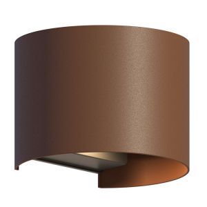 Aplique up down de aluminio color óxido, Dion, 7W, 3000K LED, IP54