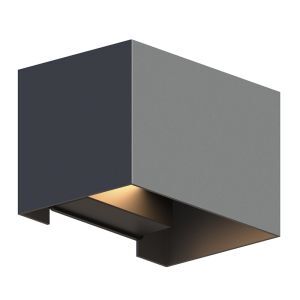Aplique up down de aluminio antracita, Dion, 7W, 3000K LED, IP54