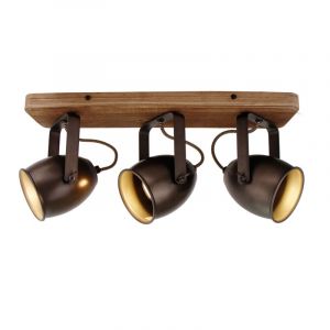 Foco de techo negro vintage, Chanice