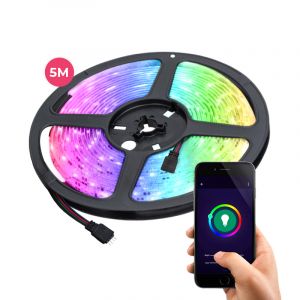 Tira LED WiFi inteligente para TV de 5 metros, 30w, RGB (todos los colores)