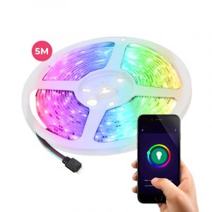 Tira LED WiFi inteligente de 5 metros, 15w, RGB (todos los colores)