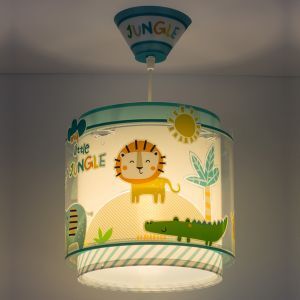 Lámpara colgante infantil de plástico multicolor, Jungle
