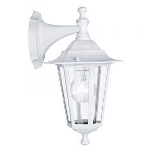 Lámpara exterior blanca de aluminio, Alieke, IP44