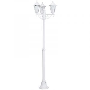 Lámpara exterior blanca de aluminio, Alieke, IP44