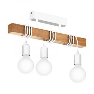 Plafón de techo de madera blanco, Anton