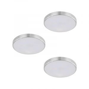 Iluminación bajo muebles cocina de aluminio plateada, Vanya, 2W, 3000K LED