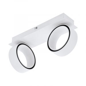 Foco de techo cromado de aluminio, Gabi, 5W, 3000K LED