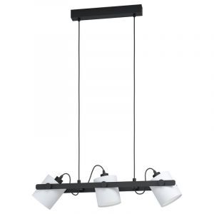 Lámpara colgante de madera negra, Kaspar