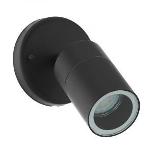 Lámpara exterior negro de acero, Jaydae, IP44