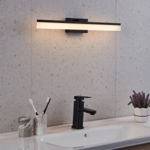 Aplique baño negro de aluminio, Michelle, 11W, 3000K LED, IP44