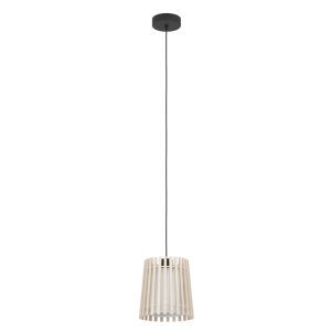 Lámpara colgante rústica madera, Farah