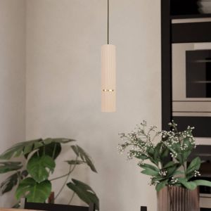 Lámpara colgante beige de acero, Vahid