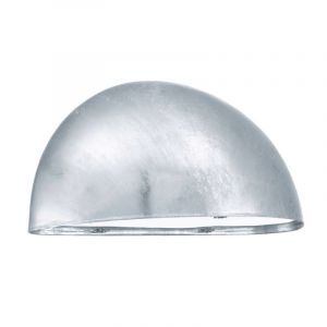 Lámpara exterior plateado de plástico, Hala, IP23