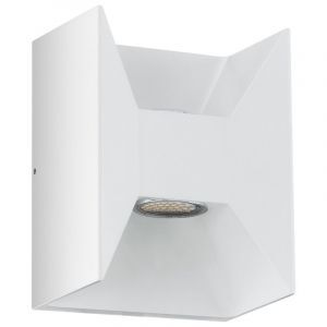Lámpara exterior blanca de aluminio, Jeslynn, 3W, 3000K LED, IP44