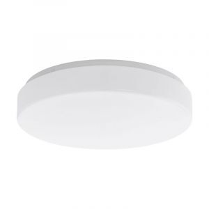 Plafón de techo blanco de plástico, Reda, 16W, ajustable entre luz blanco cálido y frío LED