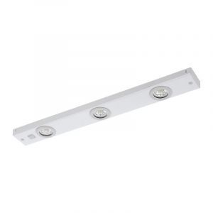 Lámpara de techo blanca de metal, Jary, 2W, 3000K LED, con interruptor
