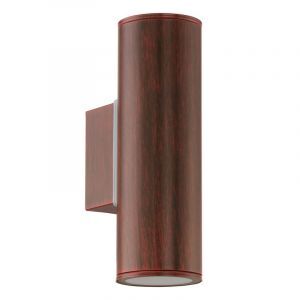 Lámpara exterior marrón de metal, Marlies, IP44