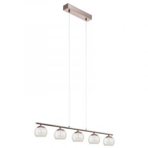 Lámpara colgante níquel de vidrio, Riviera, 3W, 3000K LED