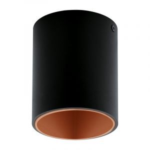 Plafón de techo cobre de aluminio, Dahne, 3W, 3000K LED