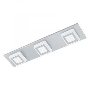 Plafón de techo plateado de plástico, Elsien, 3W, 3000K LED