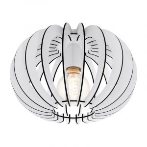 Lámpara de techo blanca de madera, Kiran