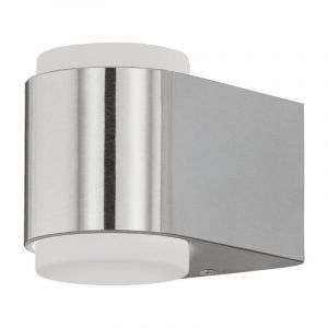 Lámpara exterior plateado de plástico, Lyza, 3W, 3000K LED, IP44