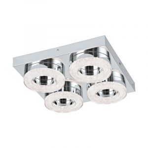 Aplique cromado de plástico, Arjo, 4W, 3000K LED