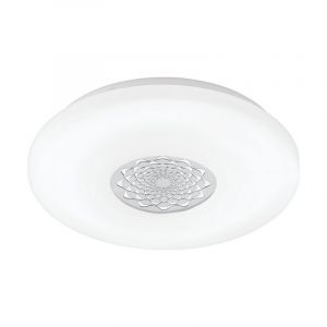 Lámpara de techo blanca de plástico, Carmela, 24W, 3000K LED