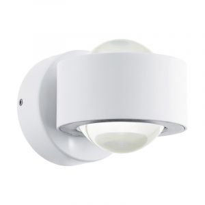 Aplique up down blanco de vidrio, Beerd, 3W, 3000K LED