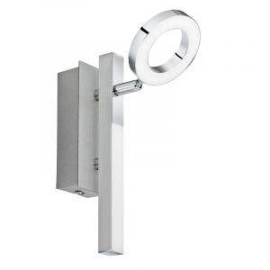 Foco de techo cromado de aluminio, Madelinde, 3W, 3000K LED