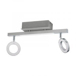 Foco de techo cromado de aluminio, Madelinde, 3W, 3000K LED