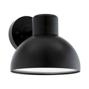 Lámpara exterior negra de plástico, Bessel, IP44